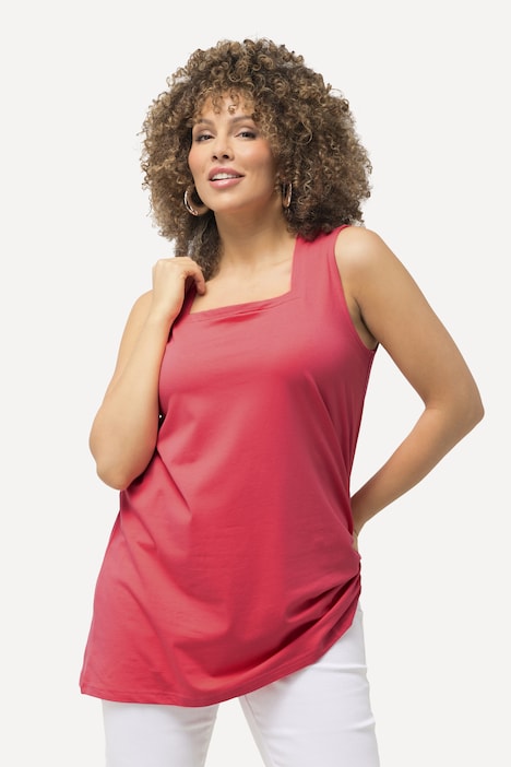 Longtop, Classic Fit, Carree-Ausschnitt, ärmellos