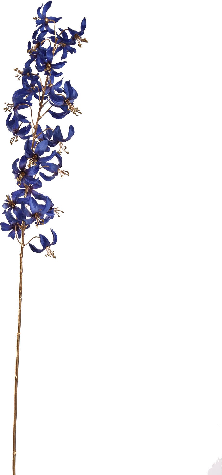 Jasaco PURE kunstbloem Turkse Lelie goud blauw 105 cm