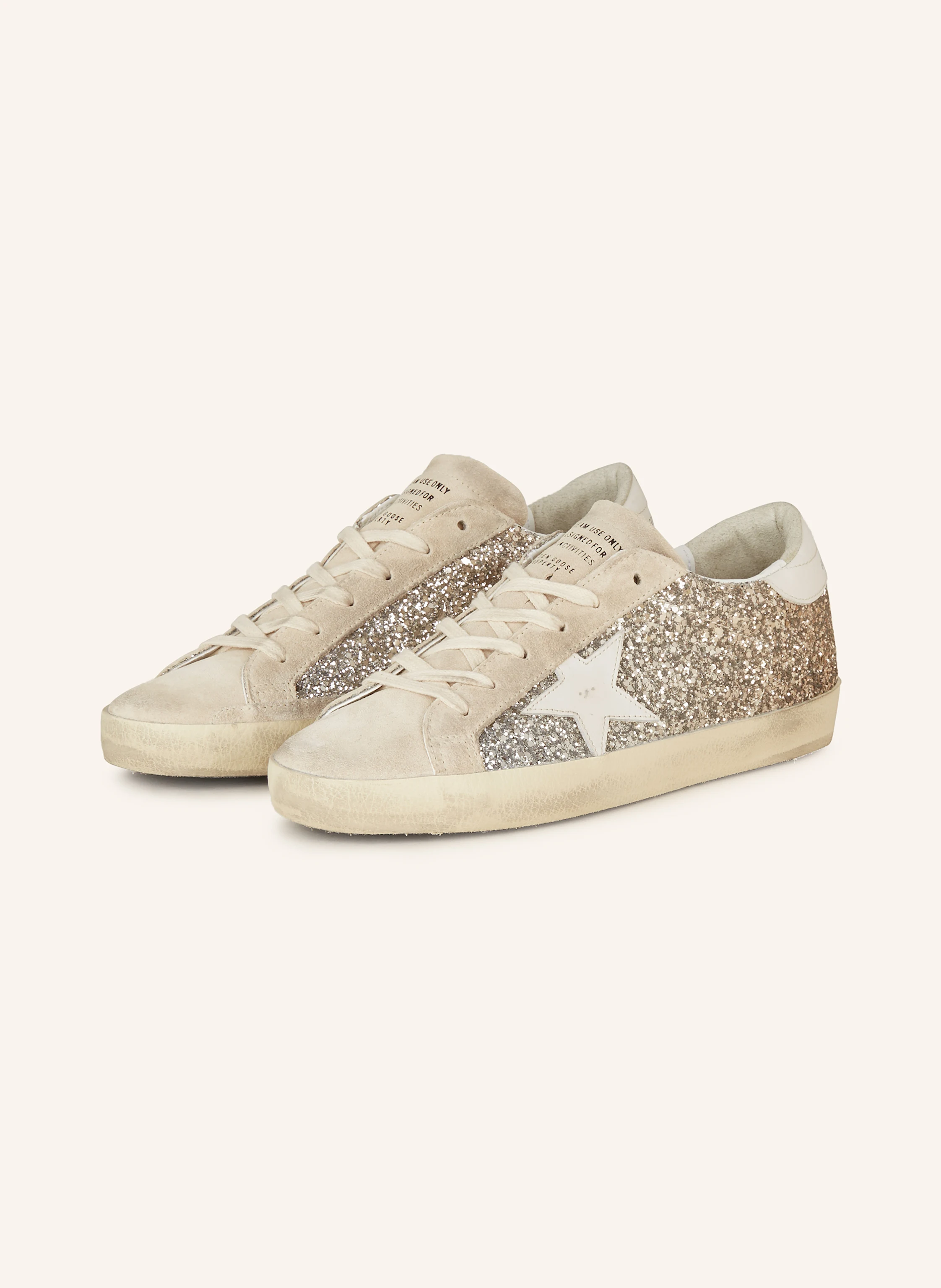 GOLDEN GOOSE Sneaker SUPER-STAR mit Pailletten