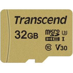 Transcend TS32GUSD500S mémoire flash 32 Go MicroSDHC UHS-I Classe 10