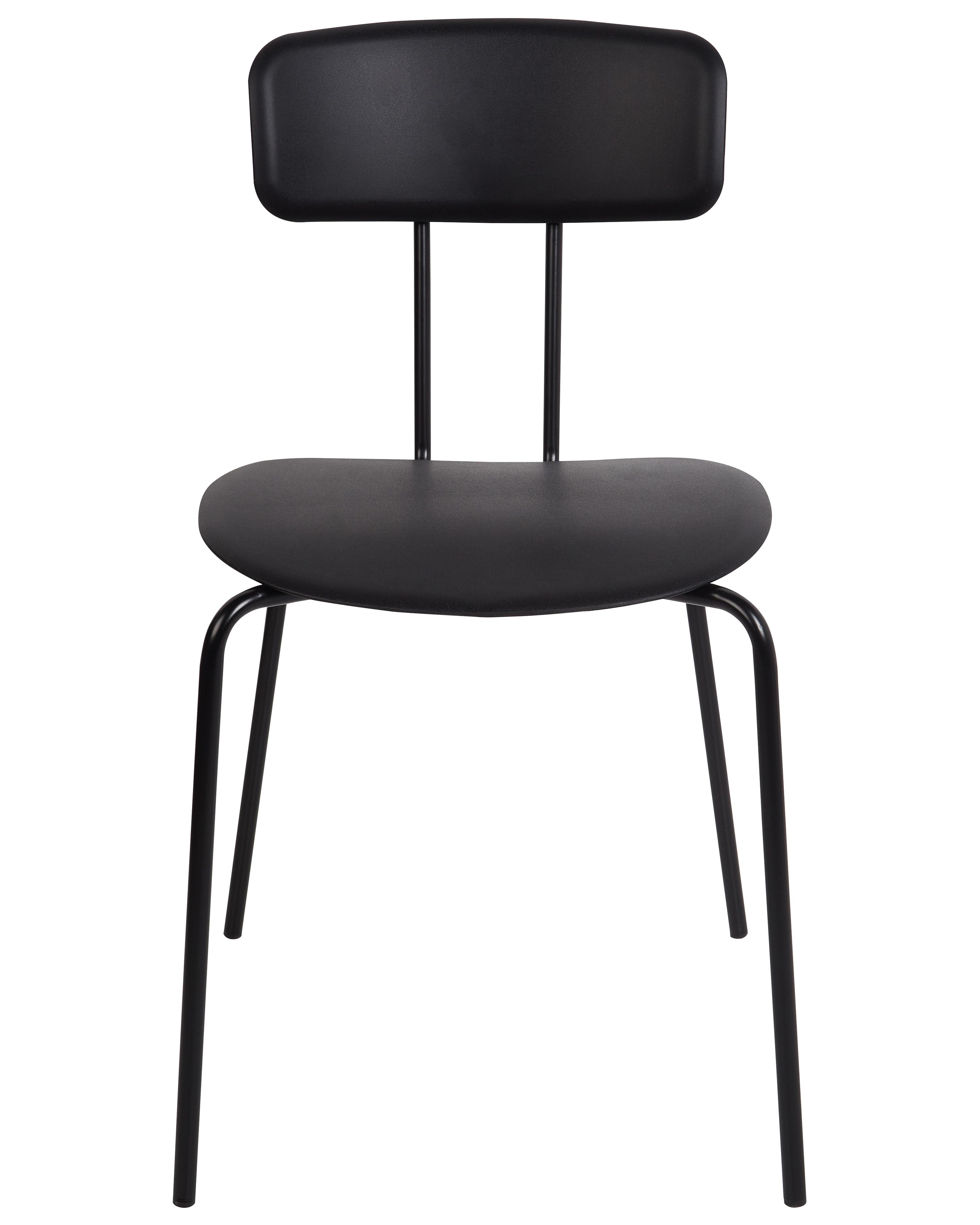 Set van 2 eetkamerstoelen SIBLEY Zwart