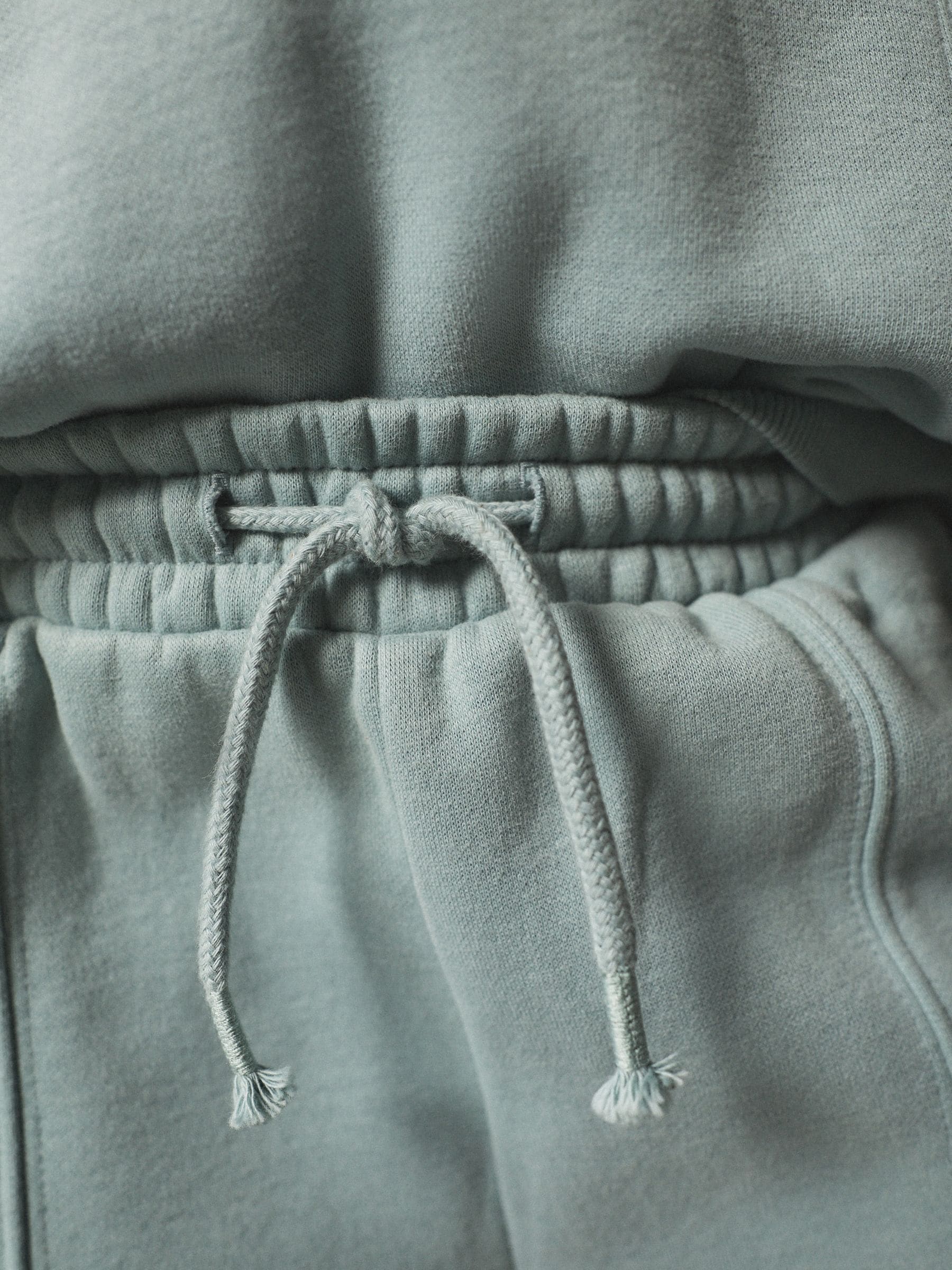 Blauw - Set met hoodie en joggingbroek met wijde pijpen (3-16jr)