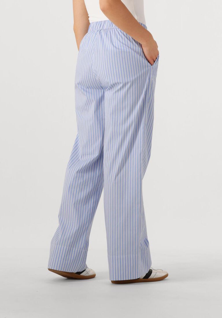 lichtblauwe second female wijde broek tenby trousers