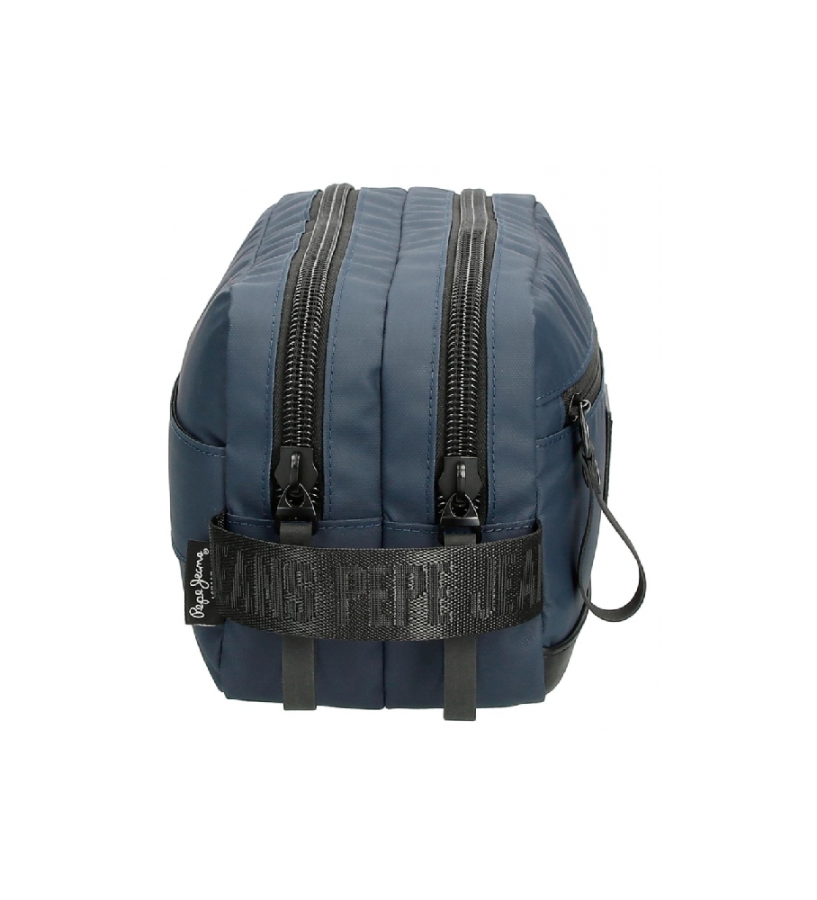 Nécessaire adaptável Pepe Jeans Hoxton com dois compartimentos, azul marinho