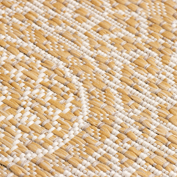 Rond buitenkleed - Summer Azteca Geel