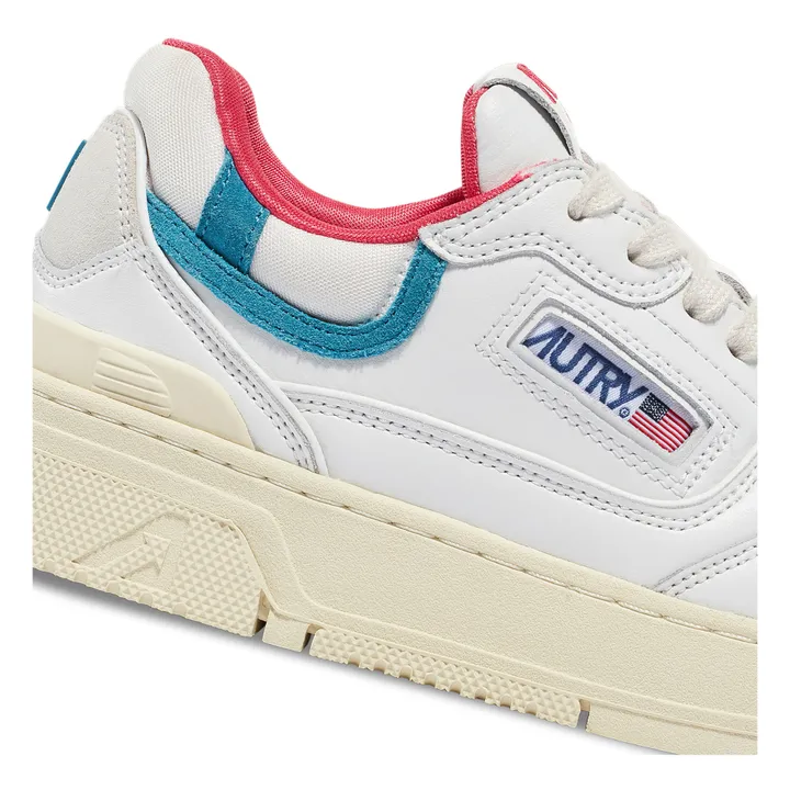 Autry Baskets CLC Low Cuir Bicolore | Bleu