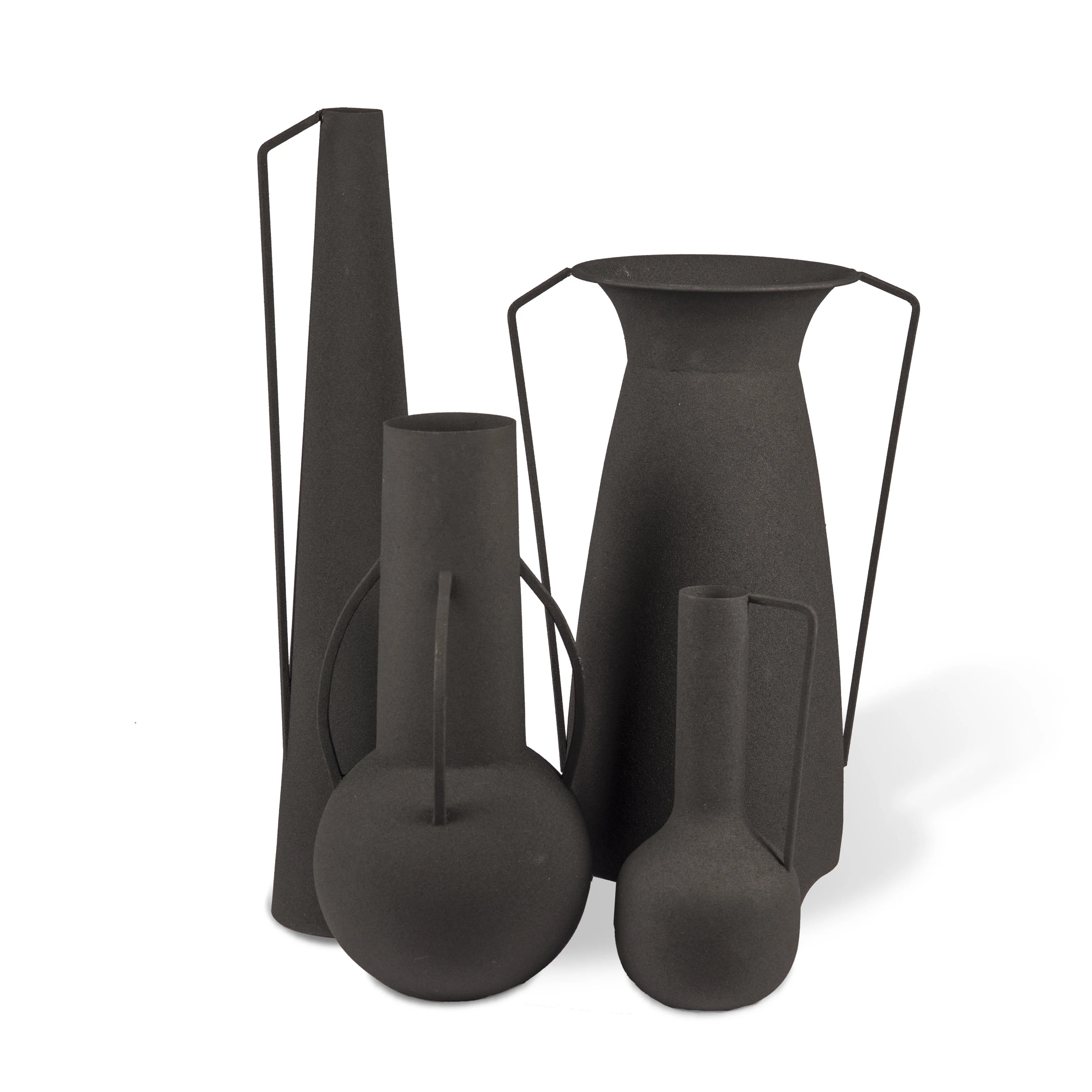 EVENING ROMAN - Vase métal | Noir