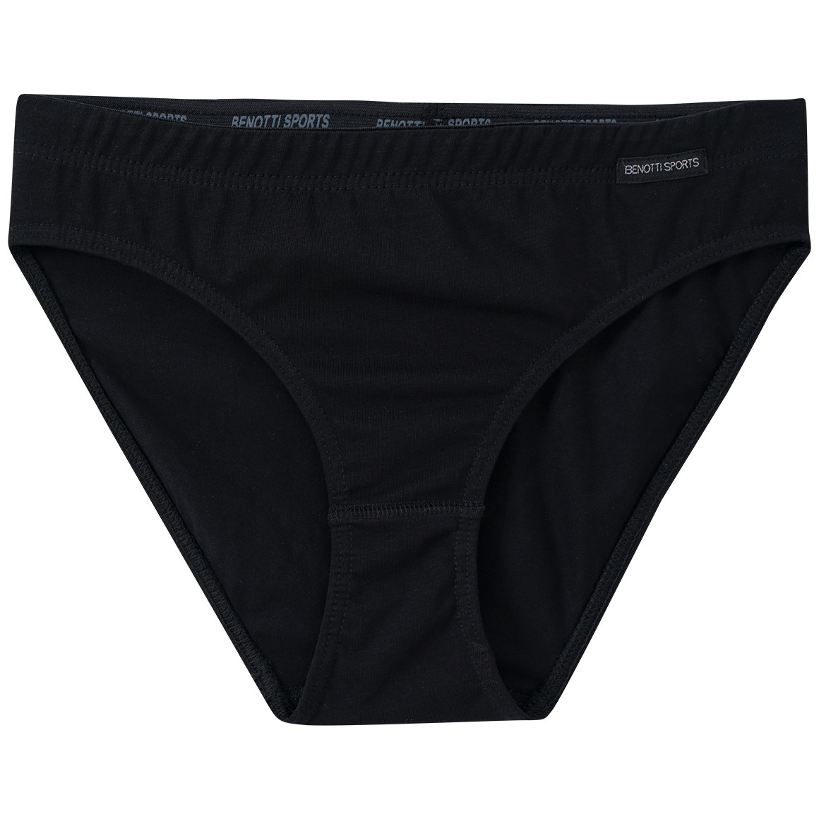 Gina Benotti Damen Slip mit Webbund schwarz