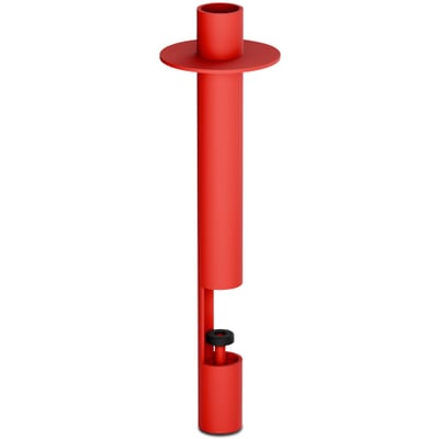 Kerzenständer Clem, RAL 3028 Reinrot