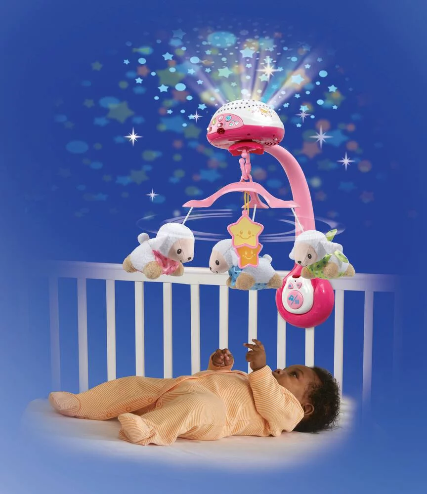 LUMI MOBILE COMPTE-MOUTONS ROSE