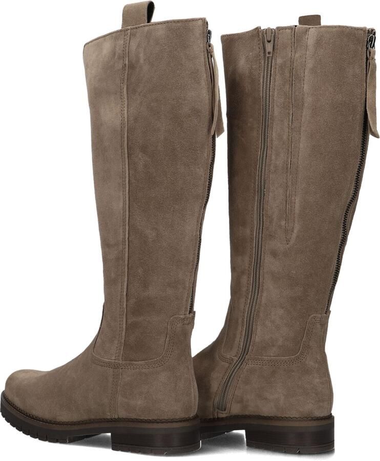GABOR Hoge Laarzen Dames 727 Maat: 42 5 Materiaal: Suède Kleur: Taupe