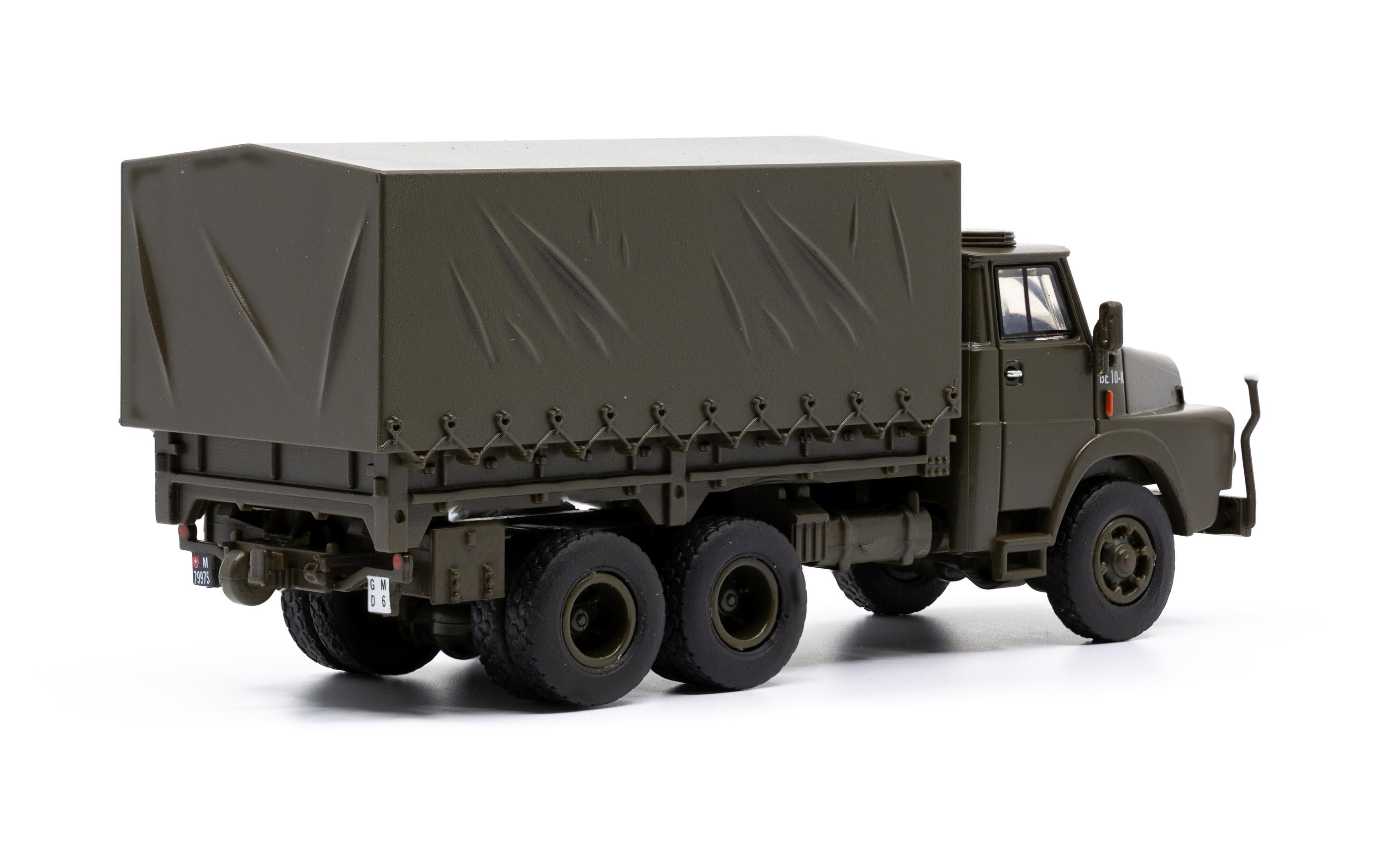 LKW Henschel HS 3-14 6 x 6 Plane geschlossen 1:87H0 Lastwagen Militärmodell