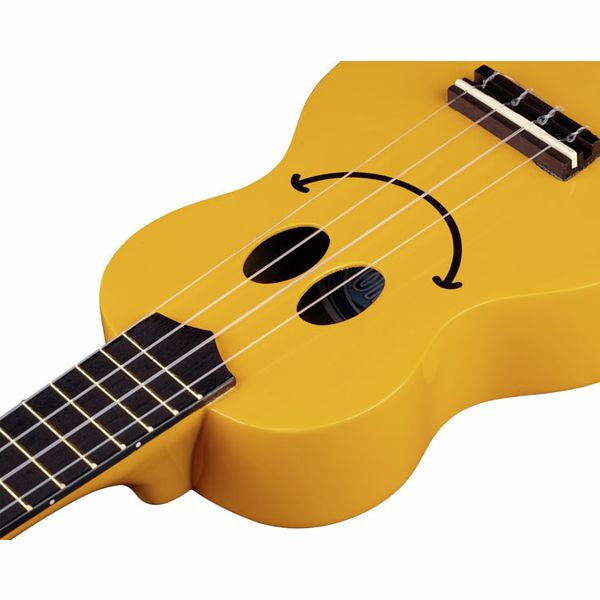 Mahalo Smiley Ukulele Yellow