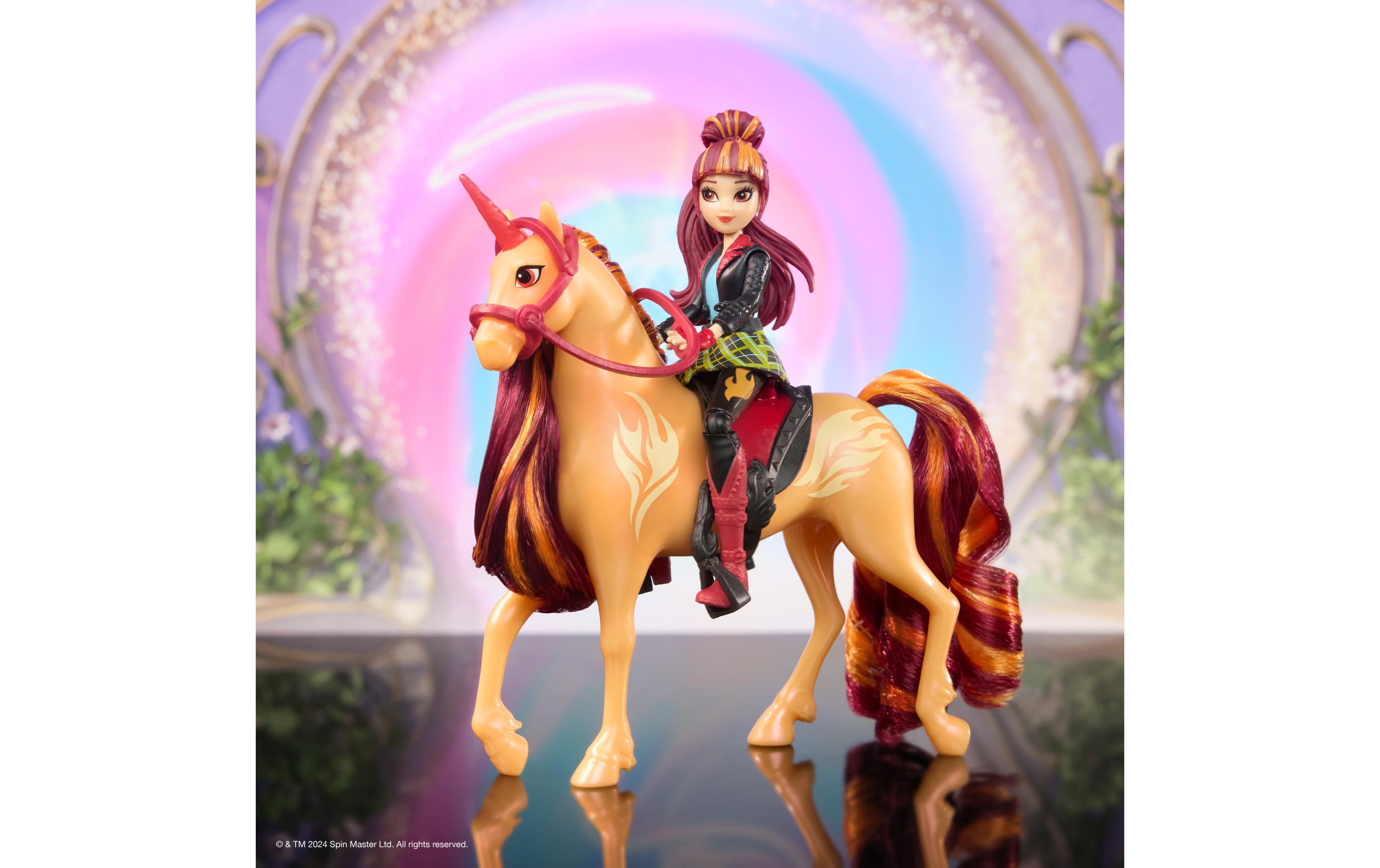 Unicorn Academy Valentina Doll & Cinder UnicornPuppe Valentina und Einhorn Cinder für Kinder