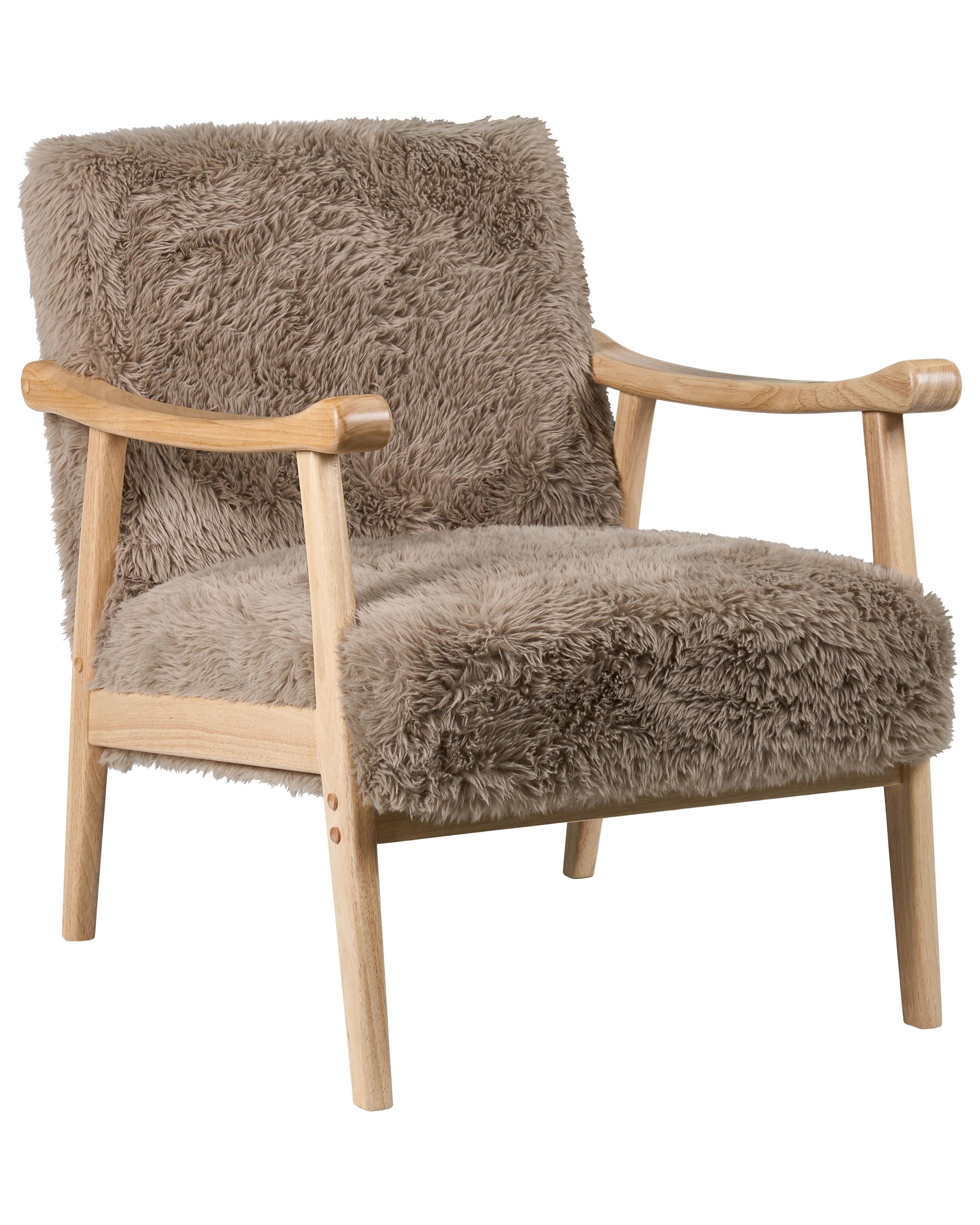 Fauteuil LEKNES Nepbont Taupe