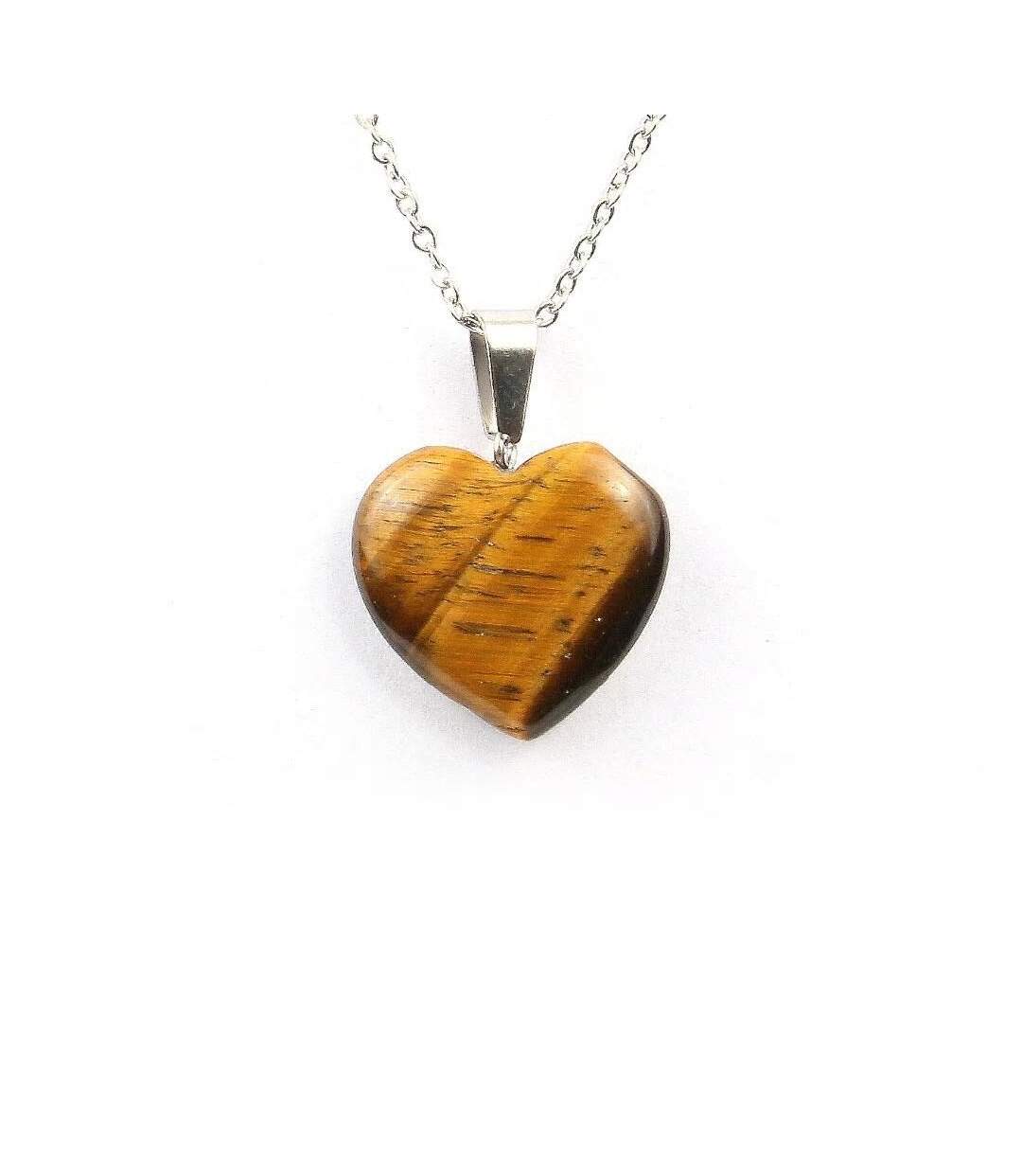 Collier amour en oeil de tigre
