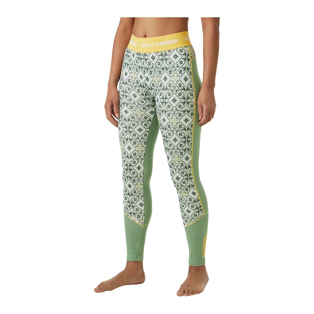 Helly Hansen LIFA MERINO MIDWEIGHT GRAPHIC - Collant Femme jade 2.0 star pixel