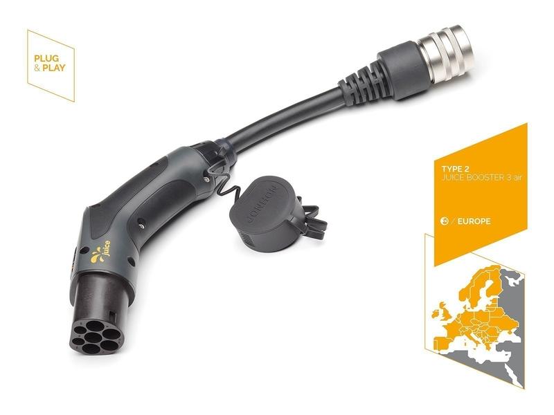 Juice Technology Mobile Ladestation JUICE BOOSTER 3 air CH Die smarte Ladelösung für Elektrofahrzeuge für zuhause oder unterwegs