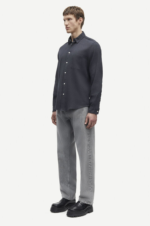Samsøe Samsøe Liam NF shirt 7383 Black mel.