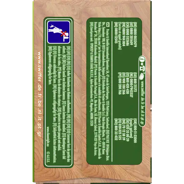 Dry Wischtücher trocken Holz & Parkett Nachfüllpackung