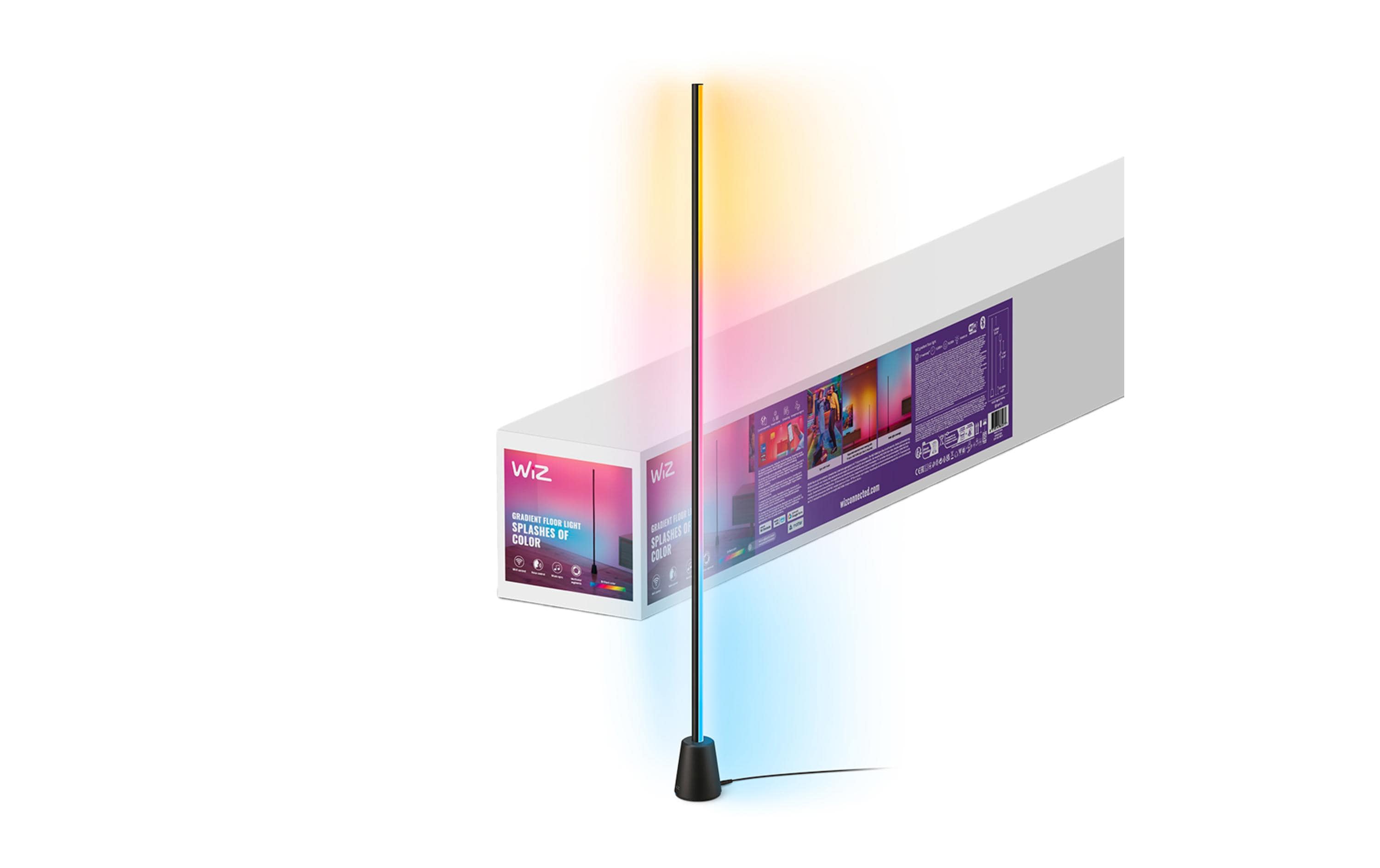 Gradient Stehleuchte RGBIC 1.4 mStehleuchte mit RGBIC-Technologie und minimalistischem Design