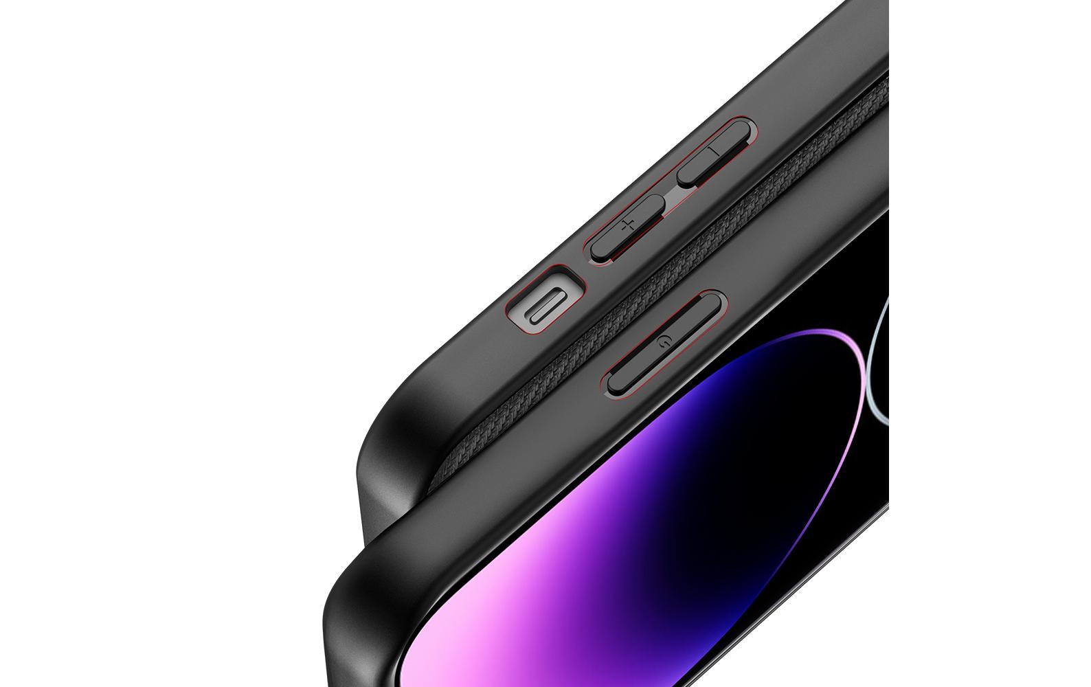 Back Cover StyleShell Nylo iPhone 15 Pro Max SchwarzSchutzhülle für das Apple iPhone 15 Pro Max