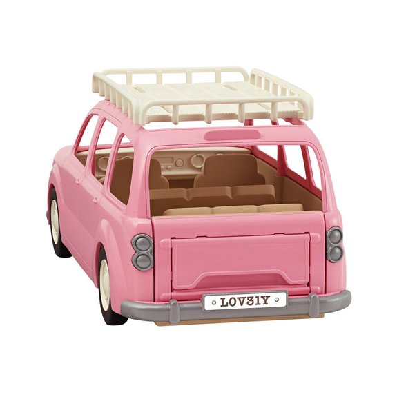 Sylvanian Families - Le monospace rose et set de pique-nique 5535