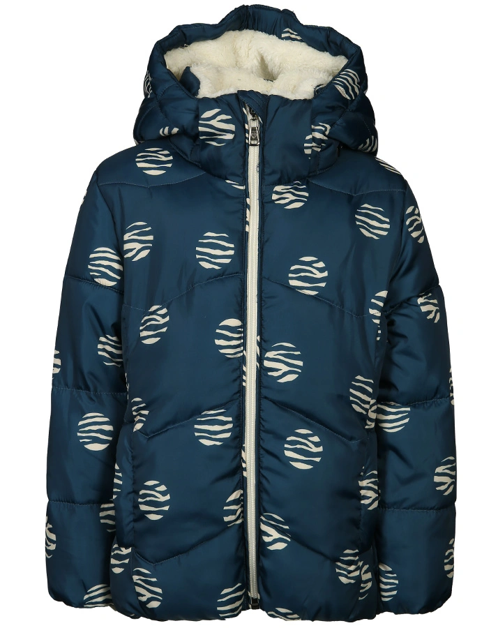 Steppjacke CRAZY ZEBRA in blue ink