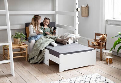 Hoppekids Madrass Til Loungemodul 80x9x200 cm, Grå