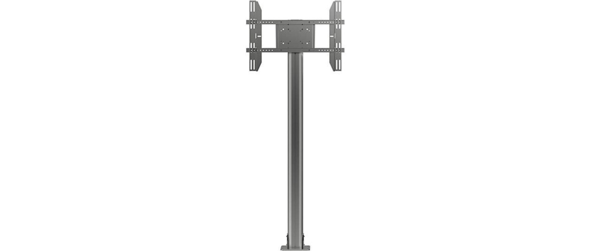 Standfuss 2401 Schwarz<br>Bodenmontierter Displayständer für sitzende oder stehende Zuschauer
