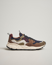 Flower Mountain Yamano 3 Suede Sneaker Brown/Black/Green