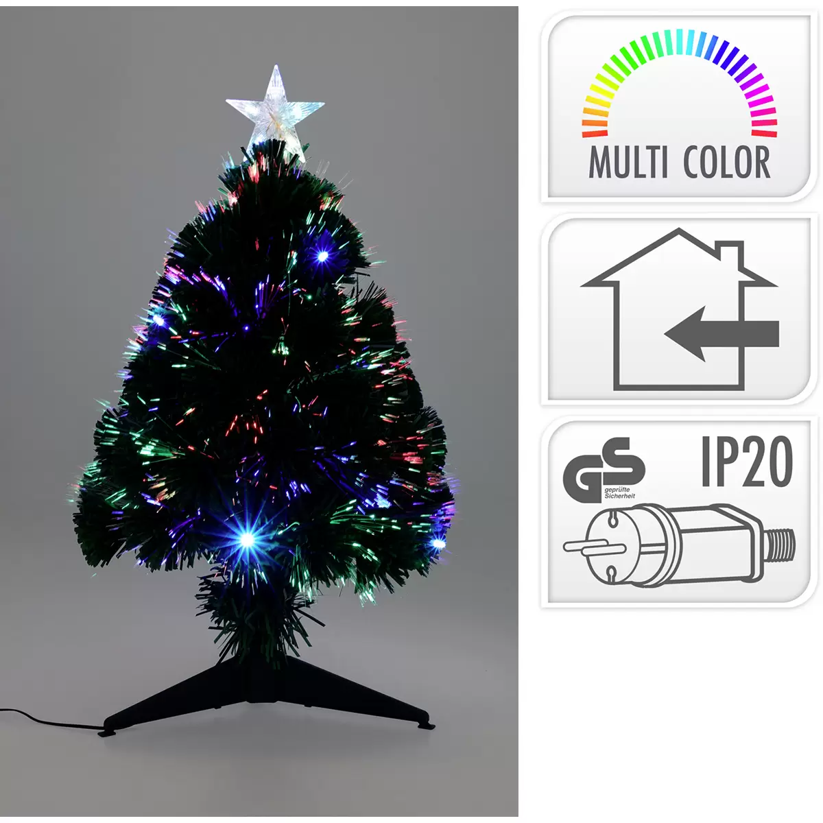 Weihnachtsbaum Faseroptik dunkelgrün