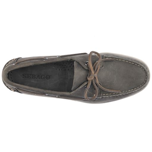 Sebago Docksides Crazy H Sko, Dark Grey, 46