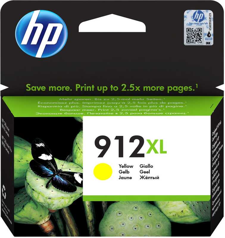 HP 912XL Tintenpatrone, gelb