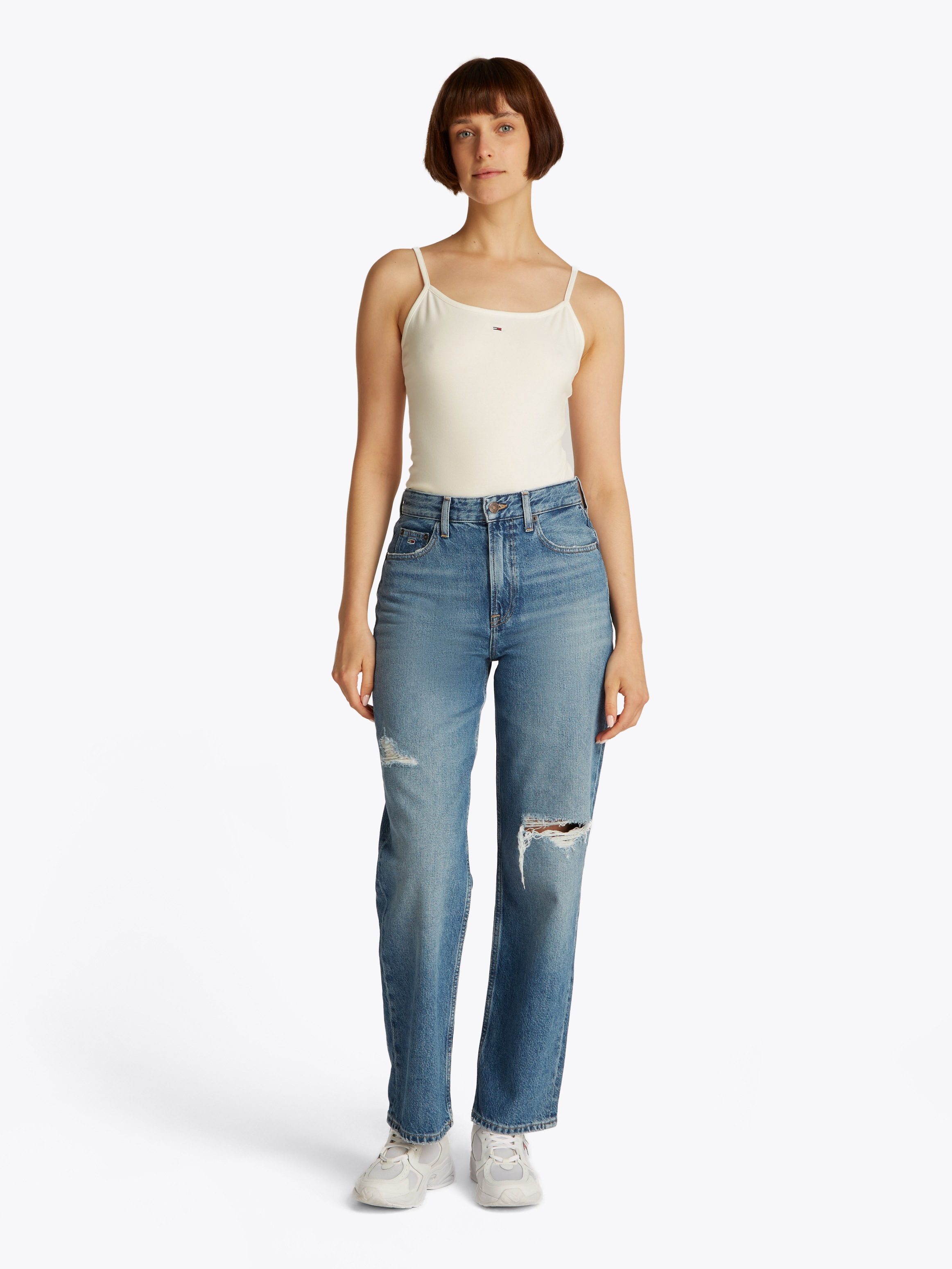 Tommy Jeans Curve Spaghettitop »TJW ESSENTIAL STRAP TOP EXT«, in Grossen Grössen, Spaghettiträger