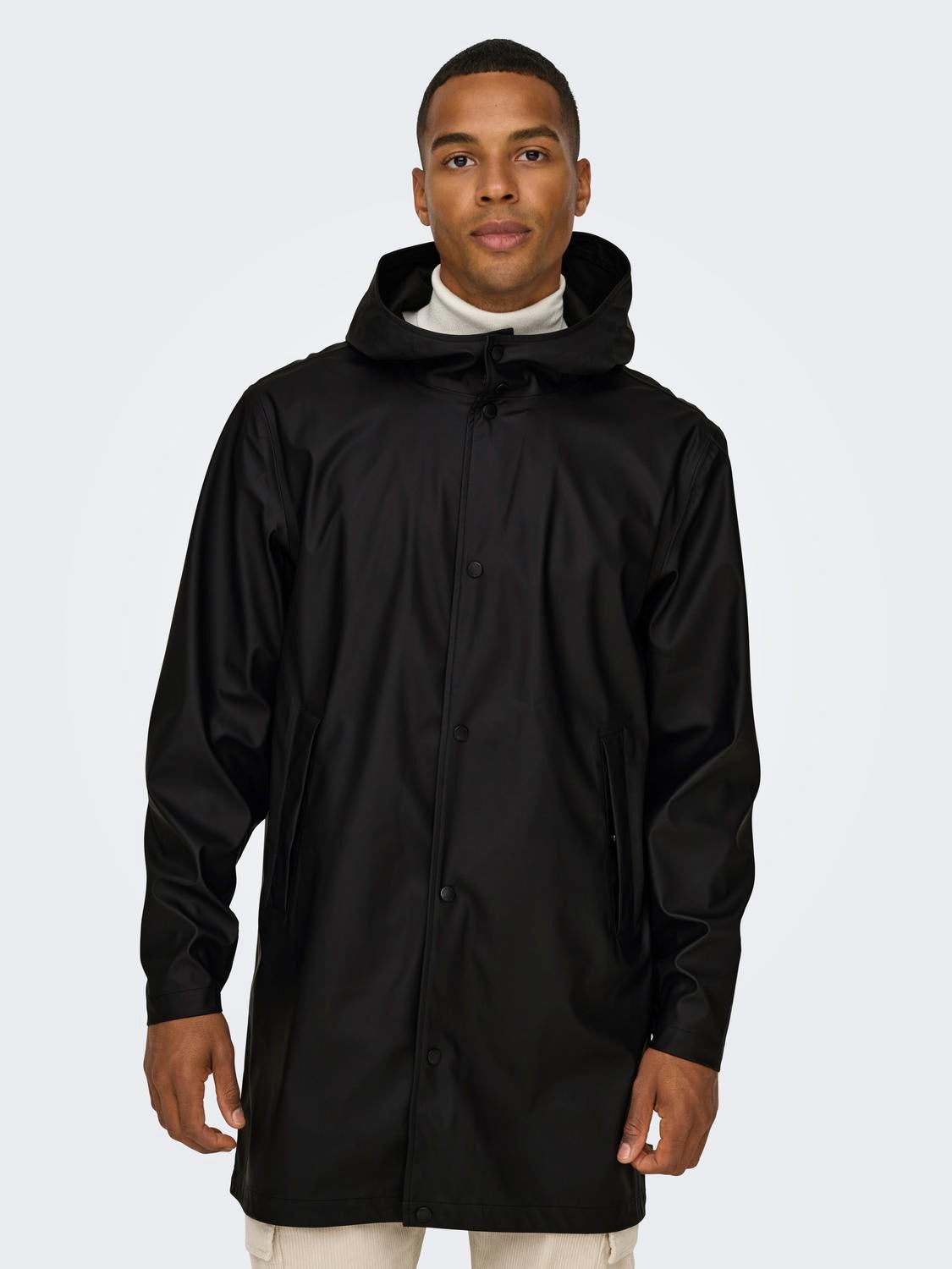 ONSLUCA Regenmantel Black
