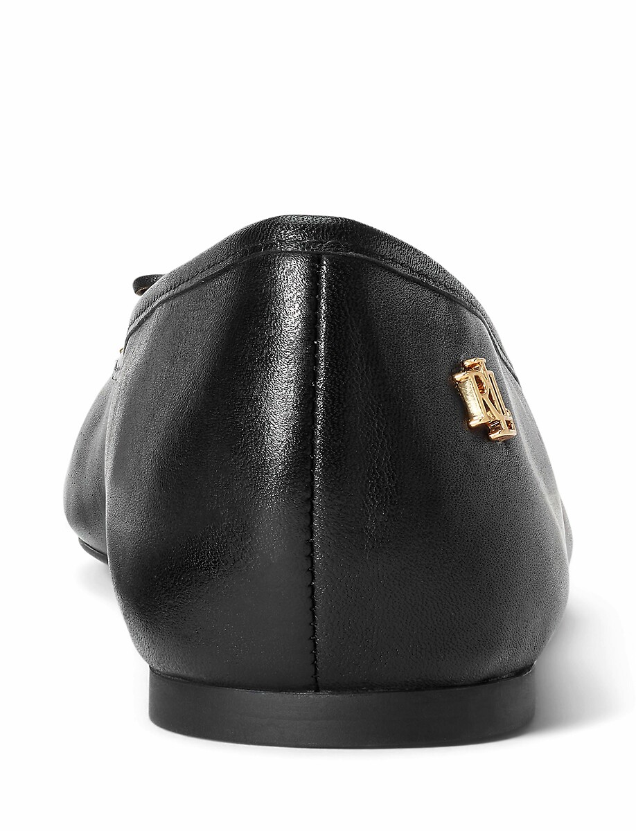 LAUREN RALPH LAUREN<br>Bailarinas de couro Jayna