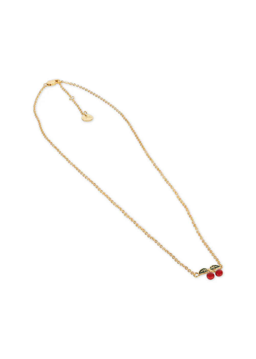 Cherry halskæde 24karat guld - cherry - OS