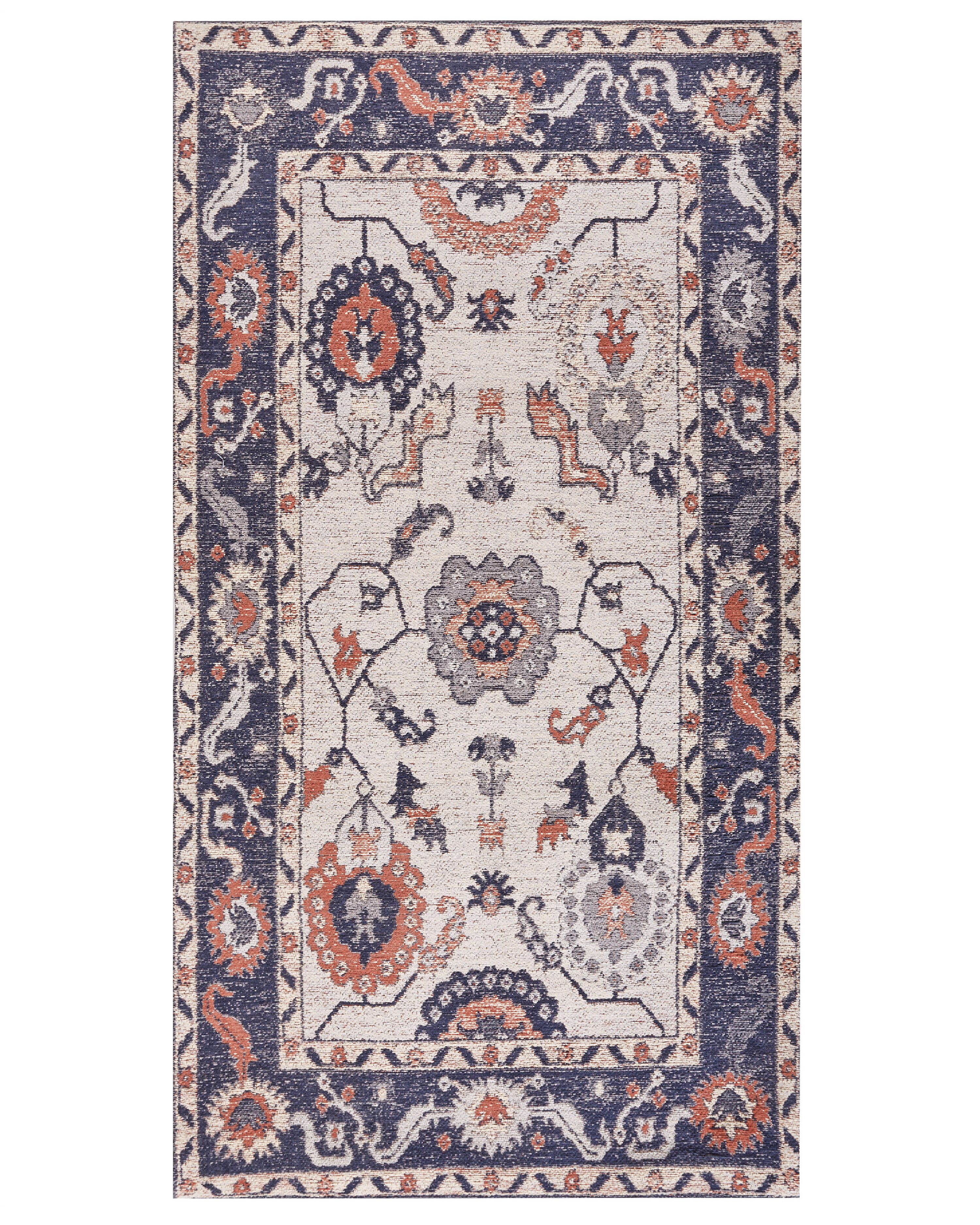 Vloerkleed KABTA Meerkleurig 80 x 150 cm Katoen