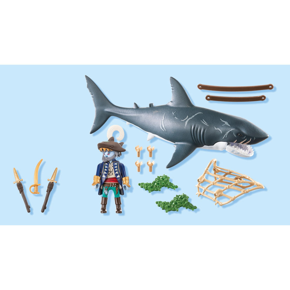 Køb Playmobil® Giant Shark With Pirate