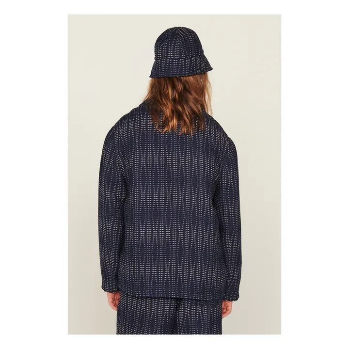 YMC Veste Scuttlers Laine et Coton | Bleu indigo