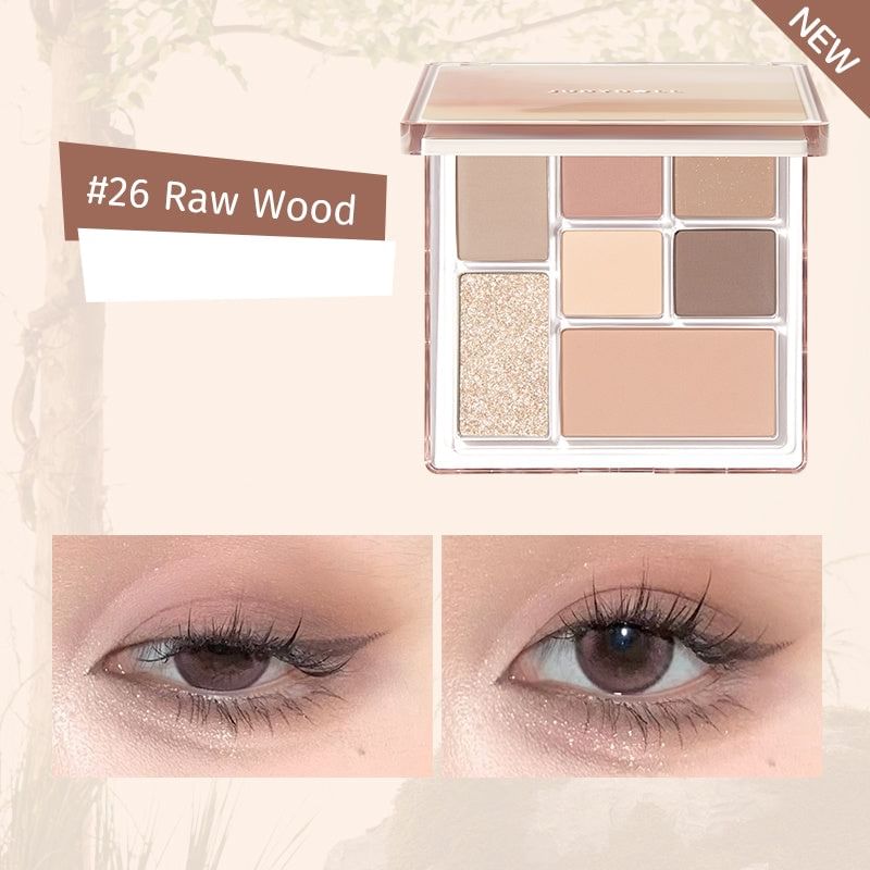 Judydoll - 7 kleurenpalet - ruw hout