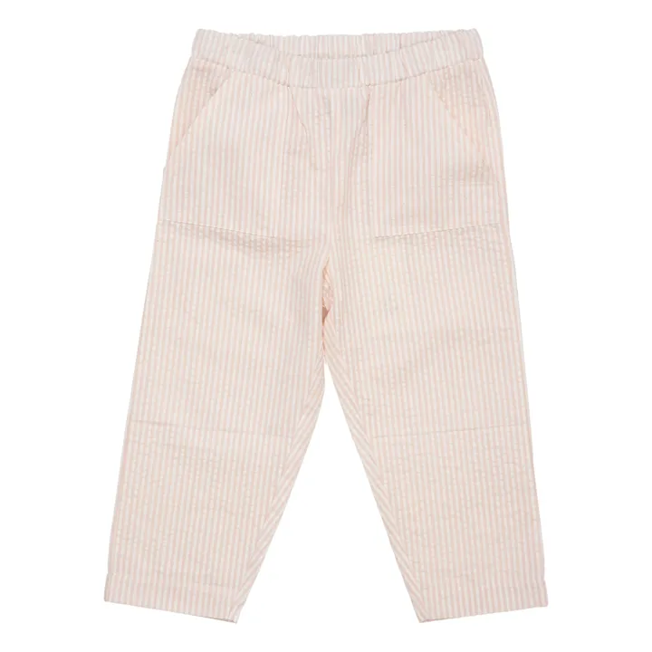 Copenhagen Colors Pantalon Seersucker | Crème