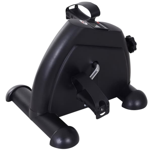 Mini Sykkel Pedal Trener Treningssykkel Lcd Display Støpejern Svart 35X40X31Cm