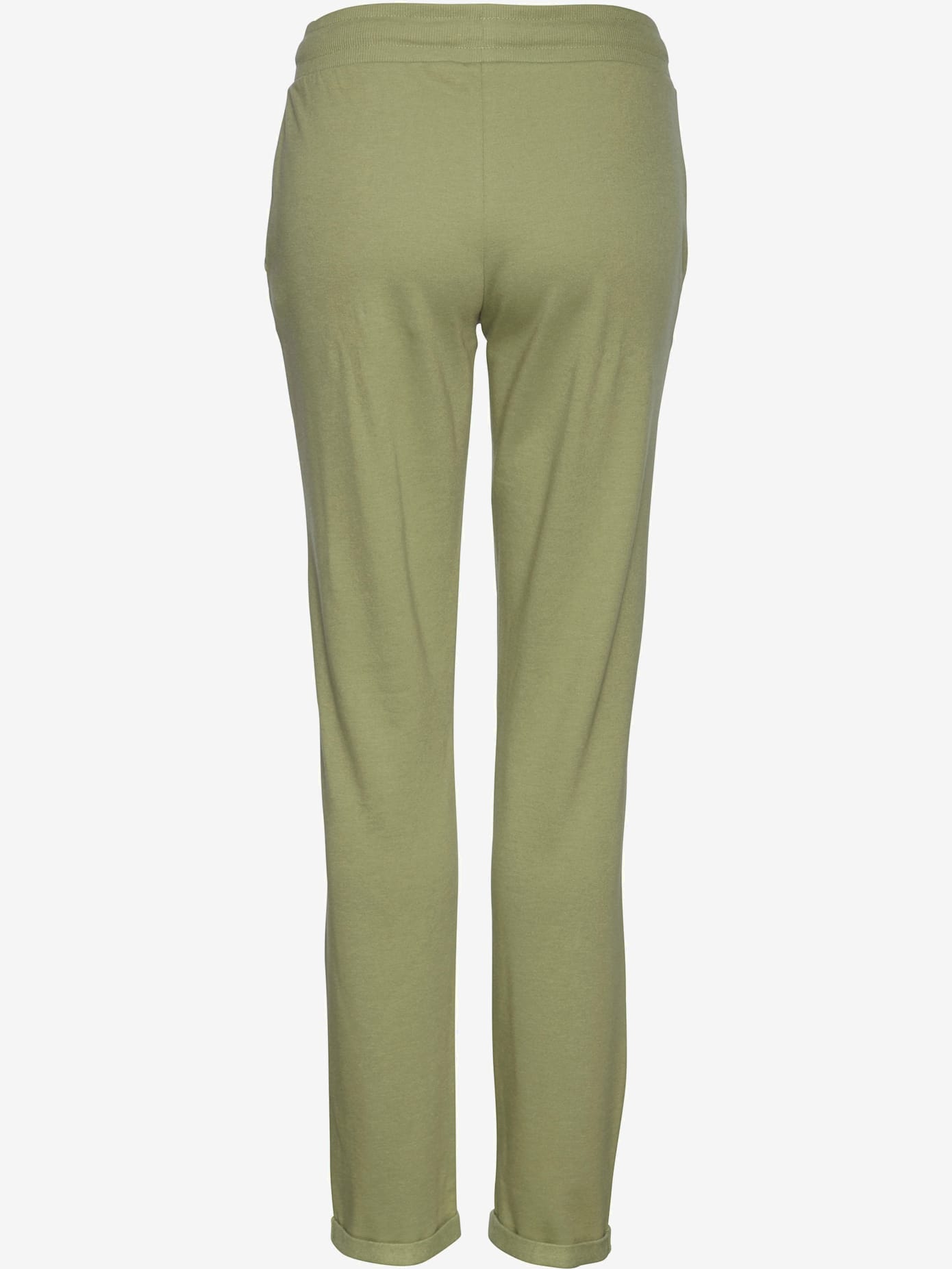 Pantalon molletonné confortable, poches fendues pratiques