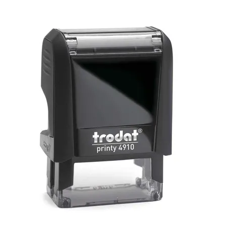 Trodat 514910010 Stempel Printy 4910 mit Gutschein, Modell 4.0, 3-zeilig