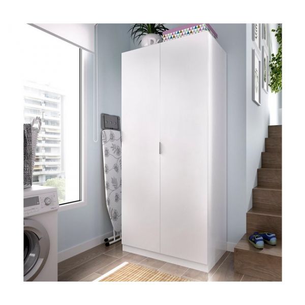Conforama Roupeiro 80cm 2 Portas Practik Branco 81 cm