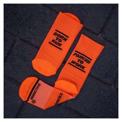 Chaussettes Sporcks Born to run Orange
