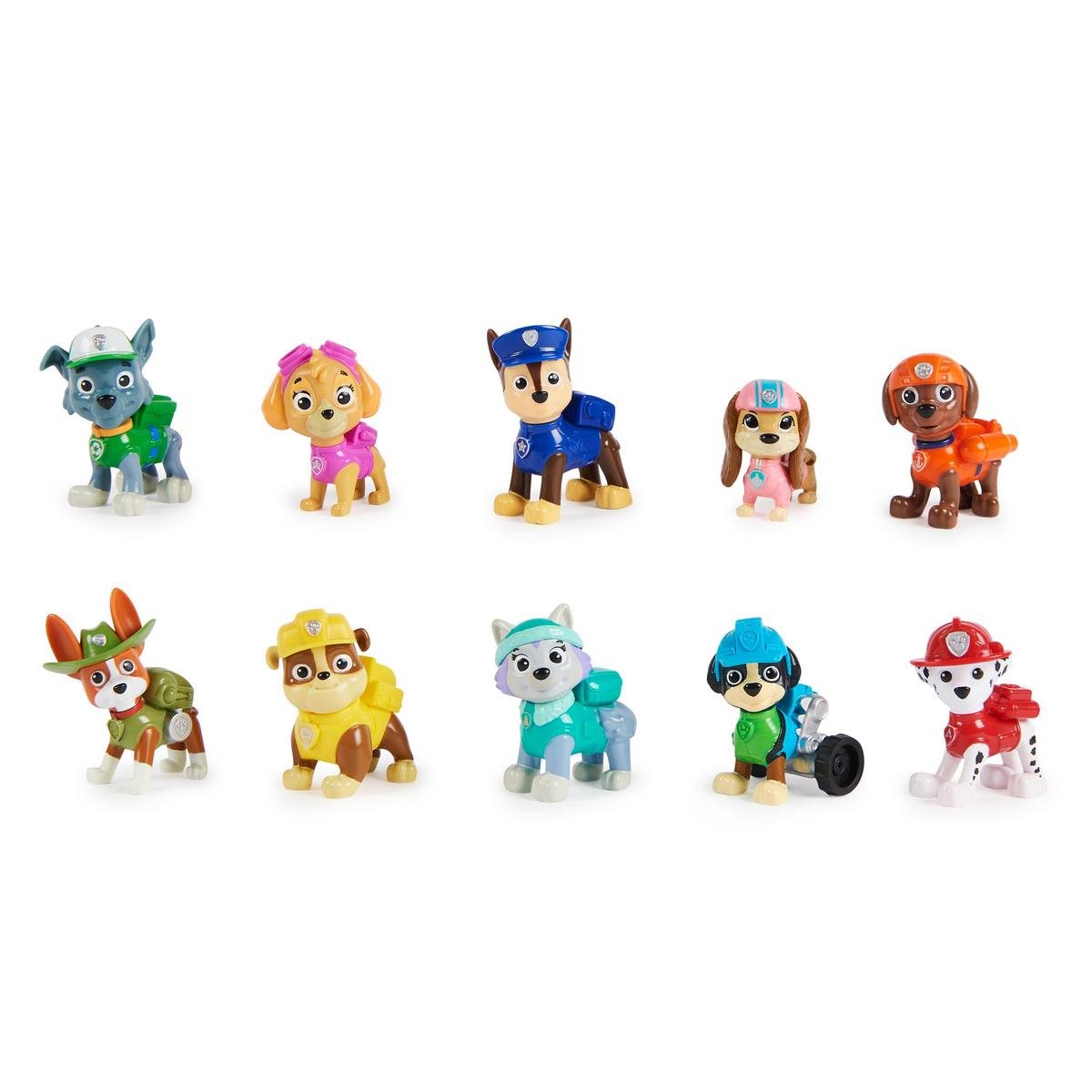 Coffret 10 figurines La Pat Patrouille - 10 ans