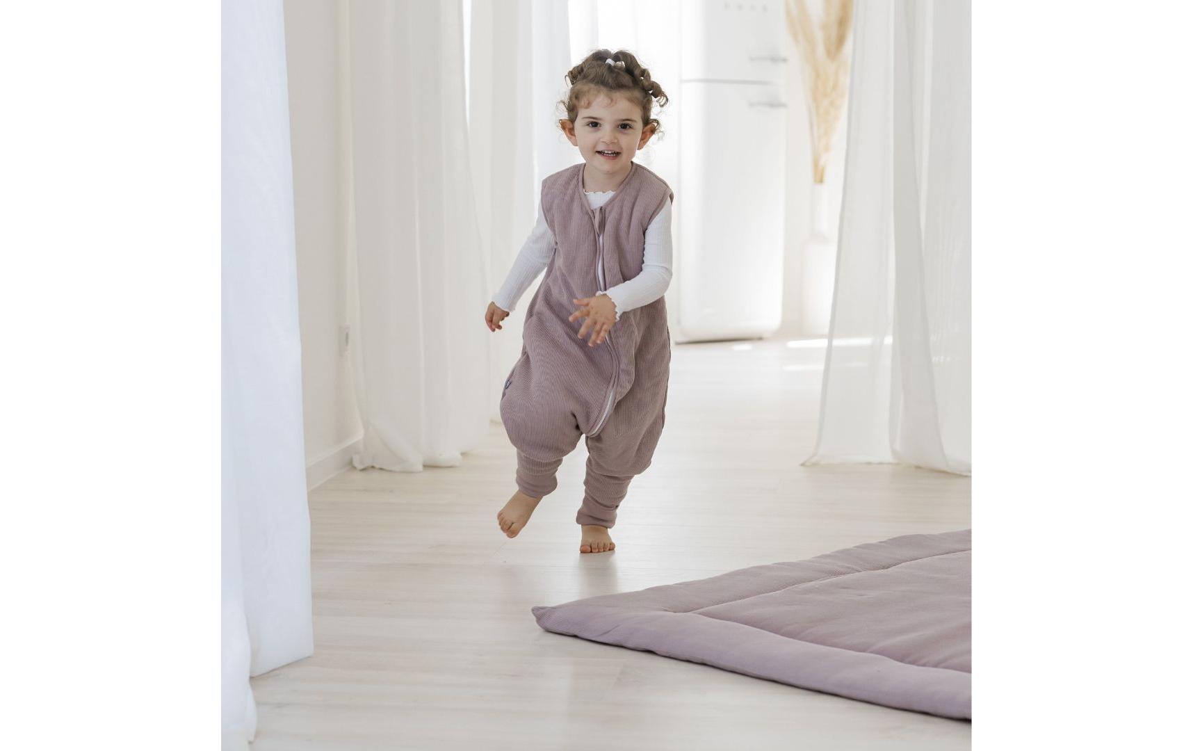 Baby-Ganzjahrschlafsack Jumper Essential Berry 90 cmGanzjahresschlafsack mit Füssen für Babys